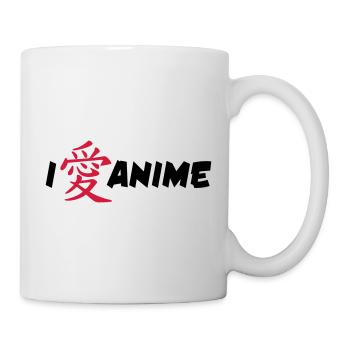 I Love Anime Kanji - Mug - white - Right