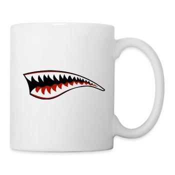 Haimaul Hai T Shirt Nose Art NOUVEAU comme autocollant - Mug blanc - blanc - Droite