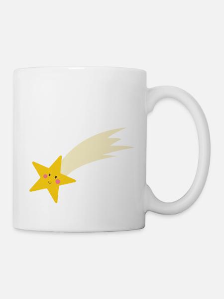 Étoile filante - Mug blanc - blanc