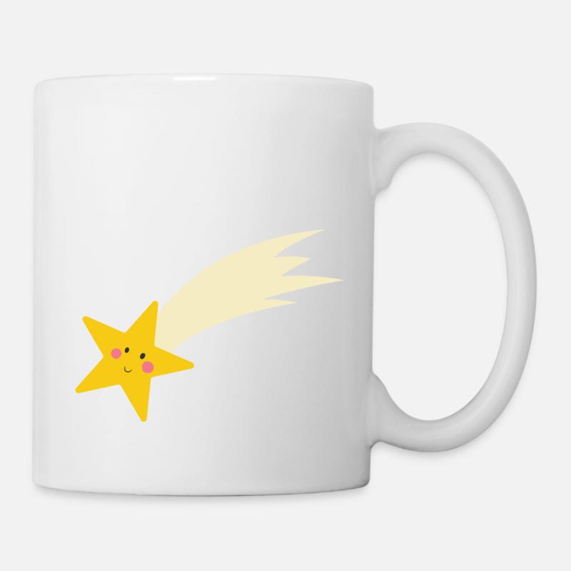 Étoile filante - Mug blanc - blanc