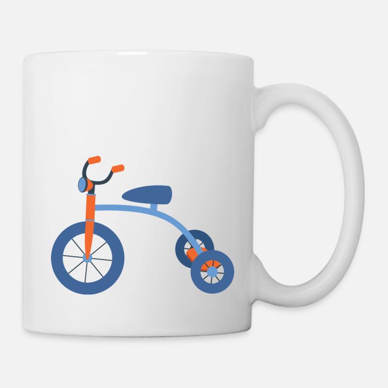 Dreirad - Tasse - Weiß