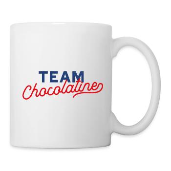 Team Chocolatine - Tasse - Weiß - Rechts