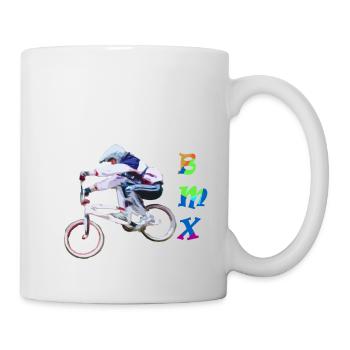 bmx - Tasse - Weiß - Rechts