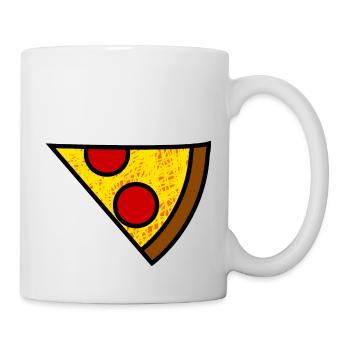Pizza Vater Sohn Papa Tochter Partnerlook Teil 2 - Tasse - Weiß - Rechts