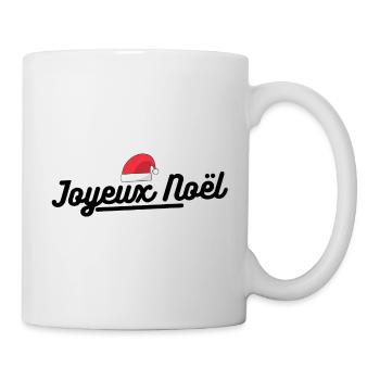 Joyeux Noël. T-shirt joyeux noël - Mug blanc - blanc - Droite