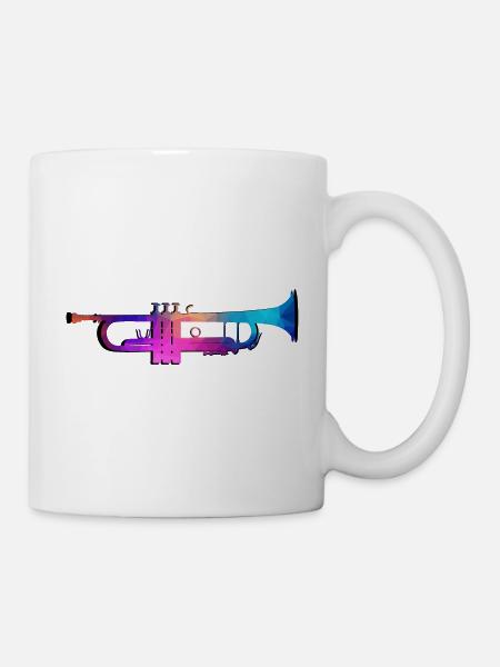 Trompete - Tasse - Weiß