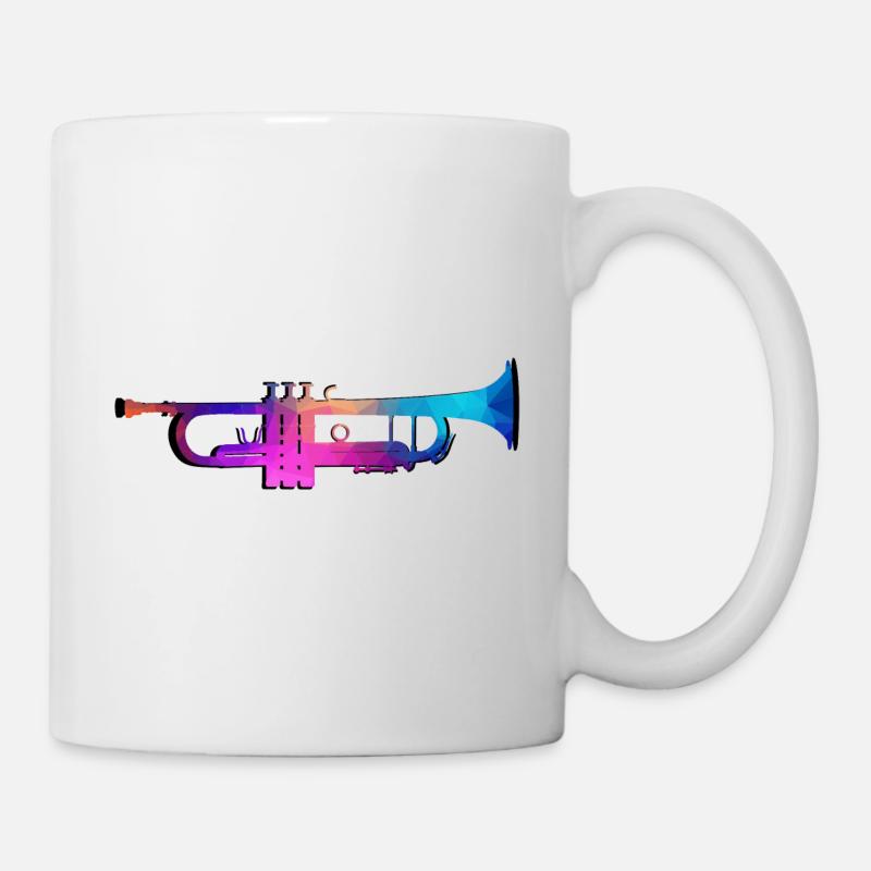 Trompete - Tasse - Weiß