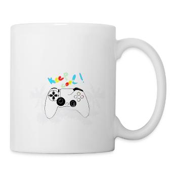 Spielen - Tasse - Weiß - Rechts