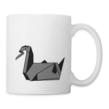 Kran - Tasse - Weiß - Rechts