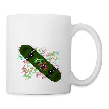 Skate fun race - Mug - white - Right
