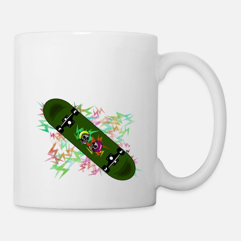Skate fun race - Mug blanc - blanc