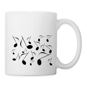Music notes - Mug - white - Right