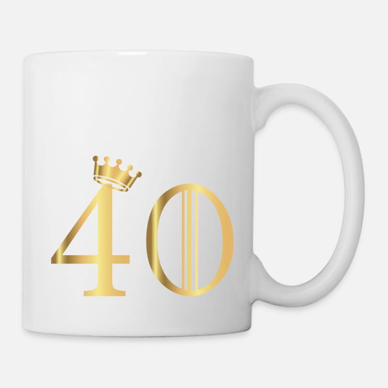 40 years - Mug - white