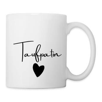 Taufpatin für Patentante - Tasse - Weiß - Rechts