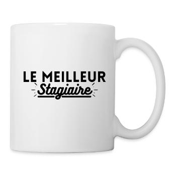 Le meilleur stagiaire. t shirt stagiaire stage - Mug blanc - blanc - Droite