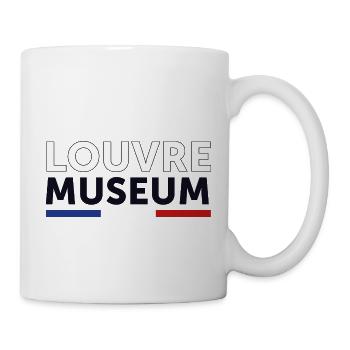 Louvre Museum Paris - Mug - white - Right