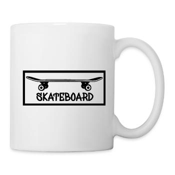 skateboard skaten - Tasse - Weiß - Rechts