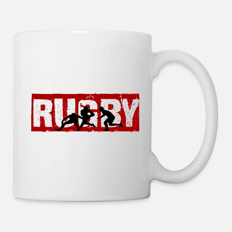 Rugby - Tasse - Weiß