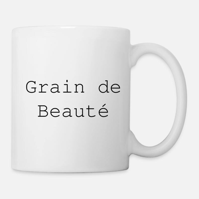 gr de beauté - Mug blanc - blanc