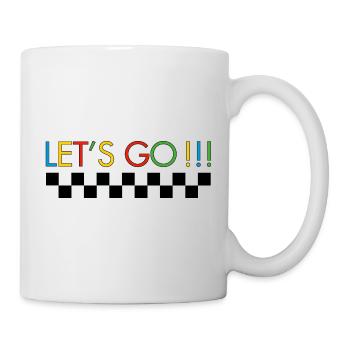 Let's go !!! - Mug blanc - blanc - Droite