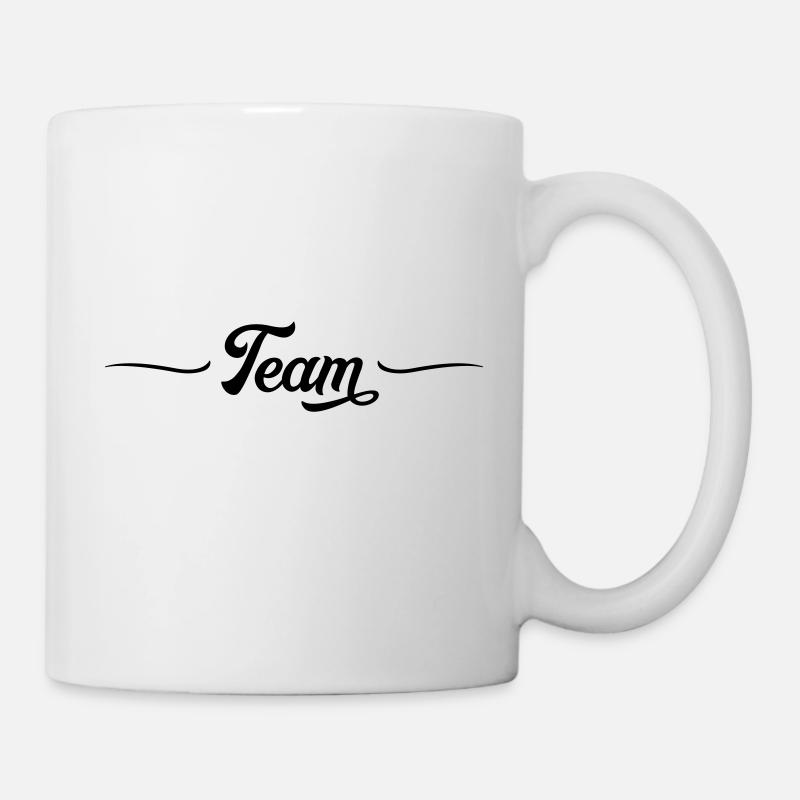 team strich - Tasse - Weiß