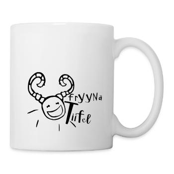 fryynä Tiifel (lieber Kerl) - Tasse - Weiß - Rechts