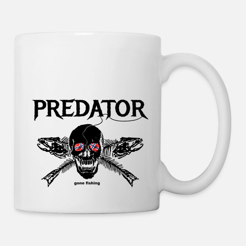 parti pêcher norge - Mug blanc - blanc