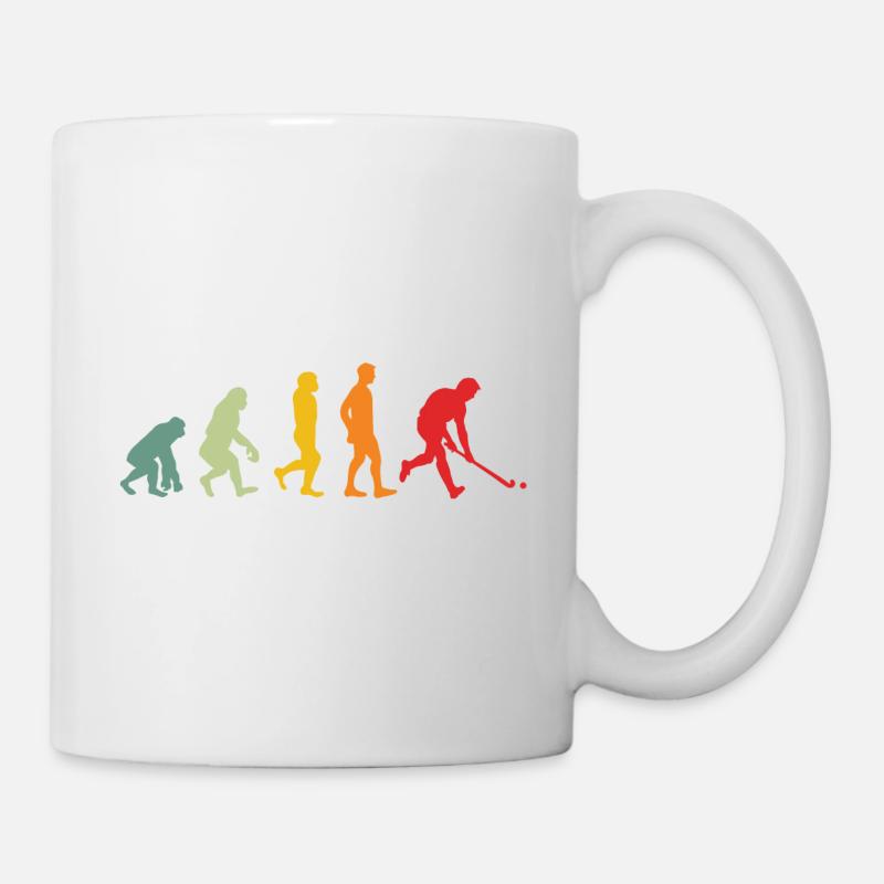 Field hockey hockey evolution - Mug - white