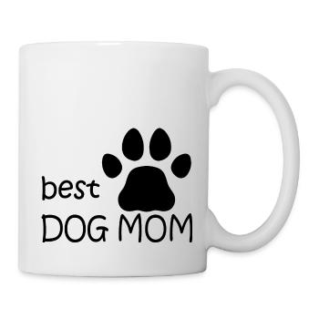Chien chien - Mug blanc - blanc - Droite