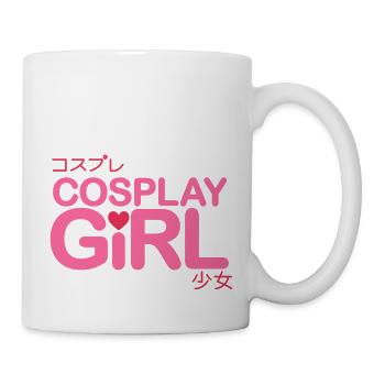 cosplay girl - Mug - white - Right