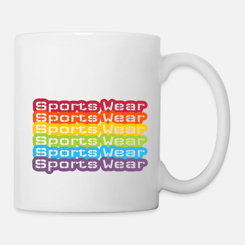 Sports Wear Rainbow two - Mug - white