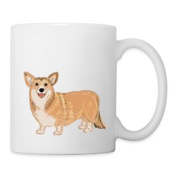 Standing Corgi - Mug - white - Right