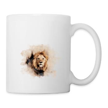 Lion splash - Mug - white - Right