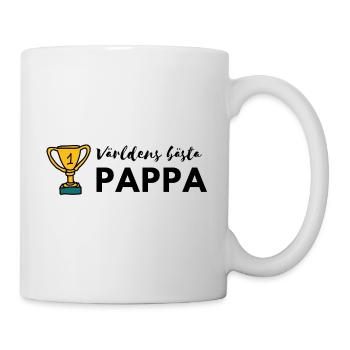 Der beste Vater der Welt - Tasse - Weiß - Rechts