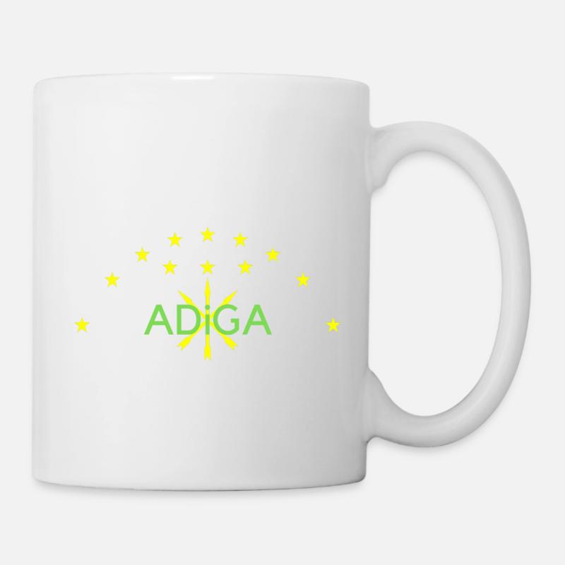 adiga green - Mug - white