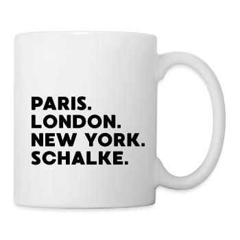 Schalke Geschenk Fußball Spiel Sport Ball - Tasse - Weiß - Rechts