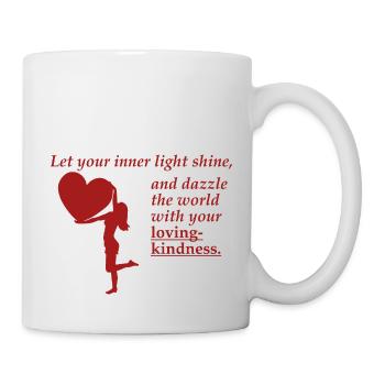 Loving-Kindness - Tasse - Weiß - Rechts