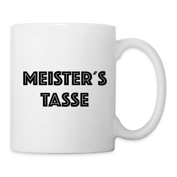 Die Kaffee Tasse vom Meister - Tasse - Weiß - Rechts
