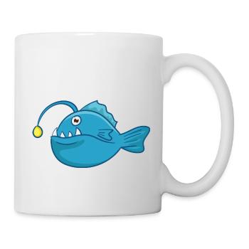 Gros poisson d’eau profonde - Mug blanc - blanc - Droite