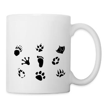 Beißen von Tieren - Tasse - Weiß - Rechts
