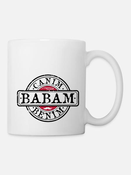 Vater Baba Canim Babam benim / türkisch - Tasse - Weiß