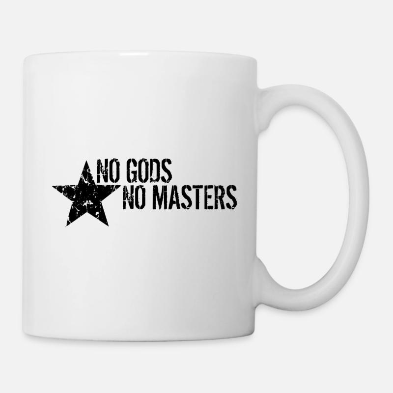No Gods No Masters - Tasse - Weiß