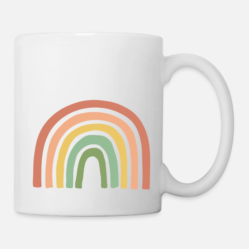 Regenbogen LGBT - Tasse - Weiß