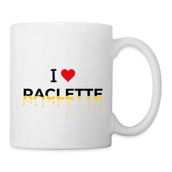 I love raclette - Tasse - Weiß - Rechts