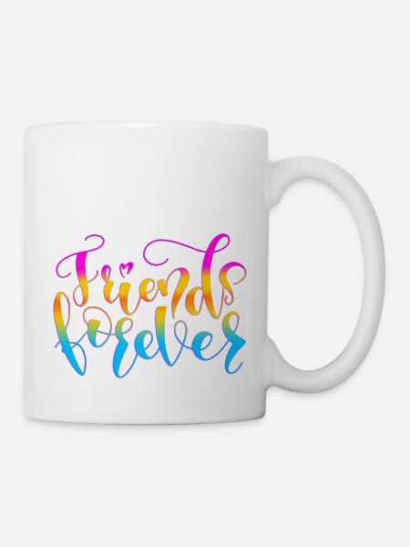 Beste Freunde - Tasse - Weiß