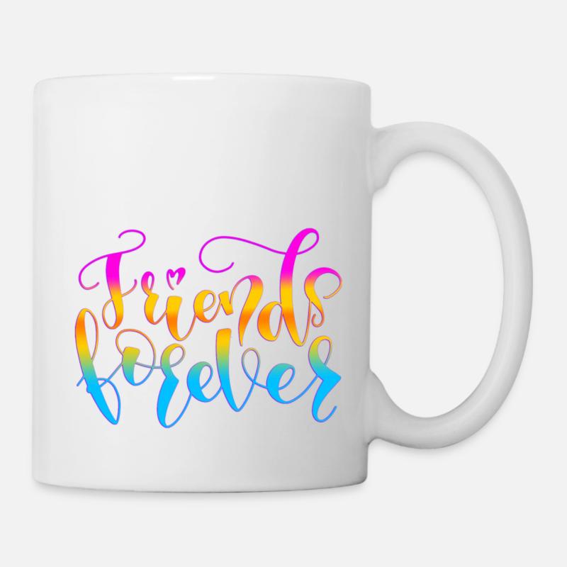 Beste Freunde - Tasse - Weiß