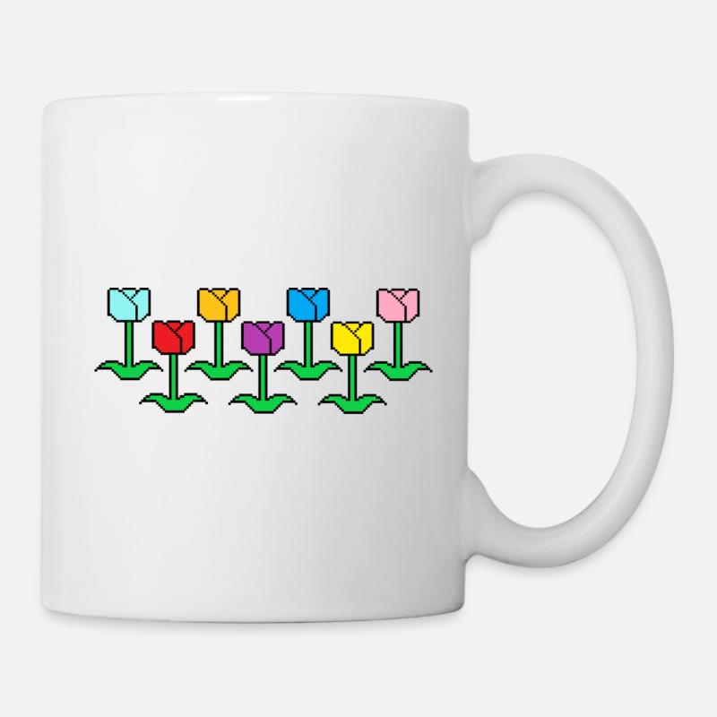 Prairie fleurie - Mug blanc - blanc