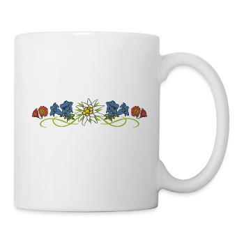 Alpine flowers - Mug - white - Right