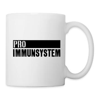 PRO IMMUNSYSTEM IMPFEN - Tasse - Weiß - Rechts