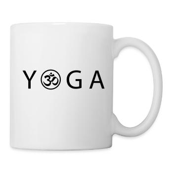 YOGA OM - Tasse - Weiß - Rechts